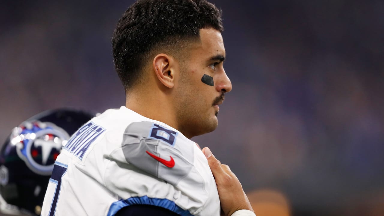 Marcus Mariota injury update: Titans QB (elbow) to miss game vs. Colts