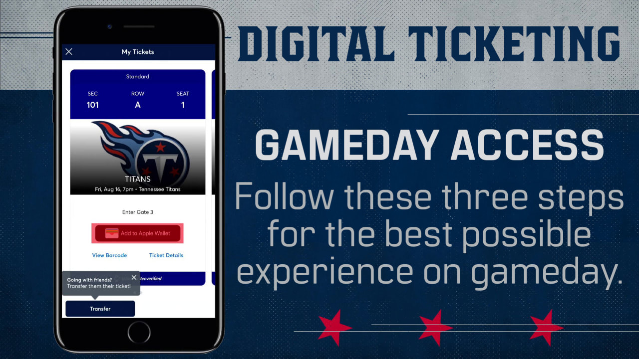 How to Use Your Digital Tickets on Gameday