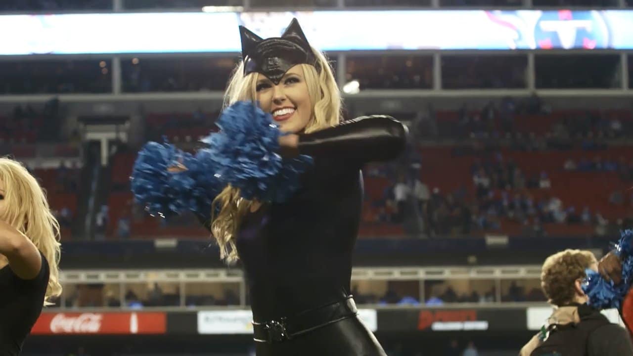 NFL Cheerleaders celebrate Halloween