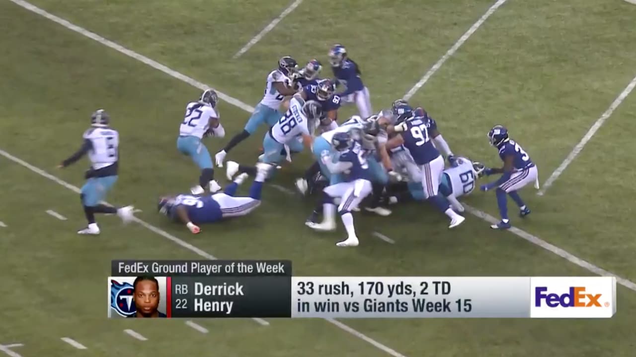 Vote Derrick Henry the FedEx Ground Player of the Week for Week 8