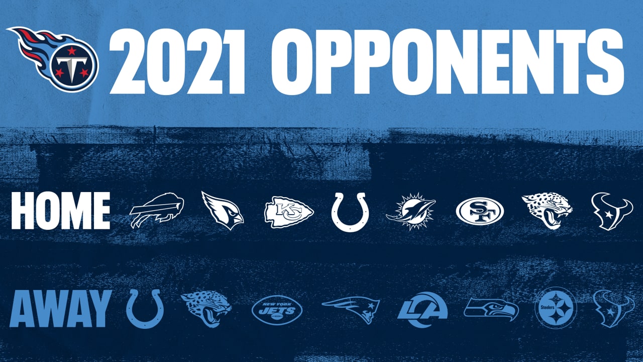 Titans 2021 schedule released by NFL