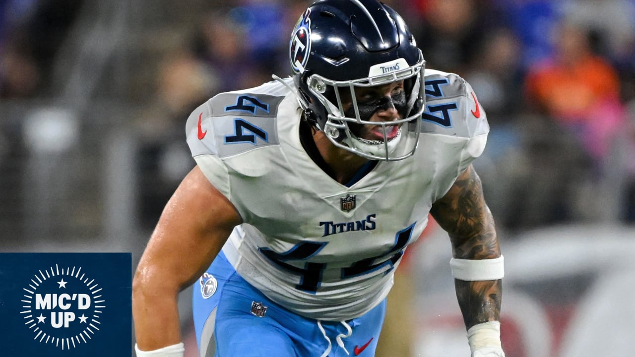 Tennessee Titans fullback Tory Carter (44) in action during the second  quarter of a NFL preseason football game against the Baltimore Ravens,  Thursday, Aug 11, 2022, in Baltimore. (AP Photo/Terrance Williams Stock