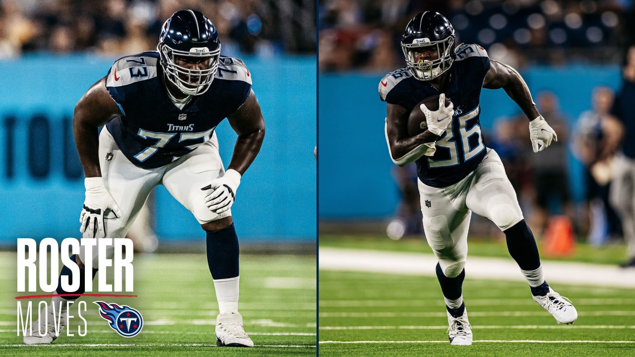 Titans Make Roster Moves Leading Up to Sunday's Game vs Browns