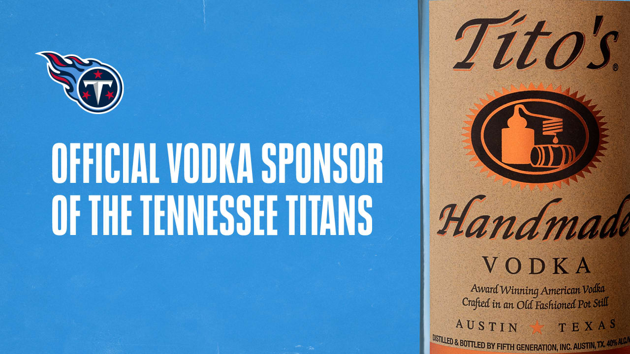 Tennessee Titans Announce Official Vodka Sponsor, Tito's Handmade Vodka