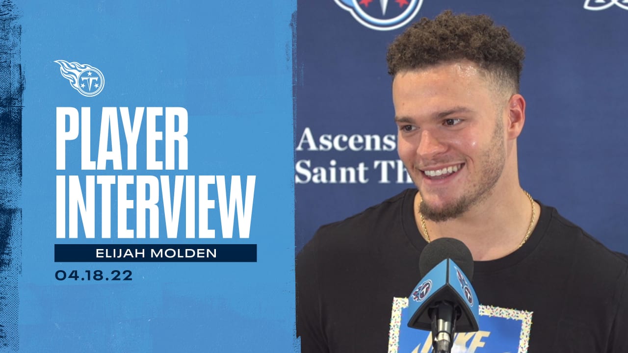 Titans' Elijah Molden exits practice with apparent injury