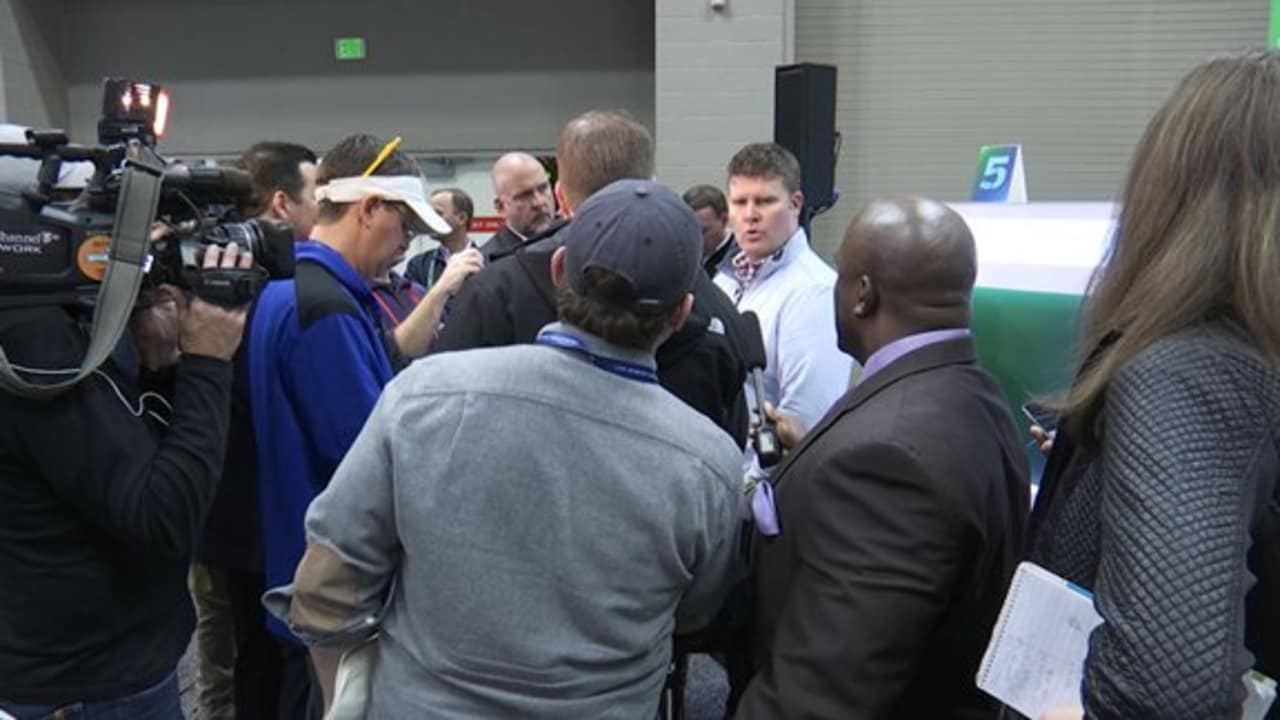 2017 NFL Combine: Titans GM Robinson Meets Media