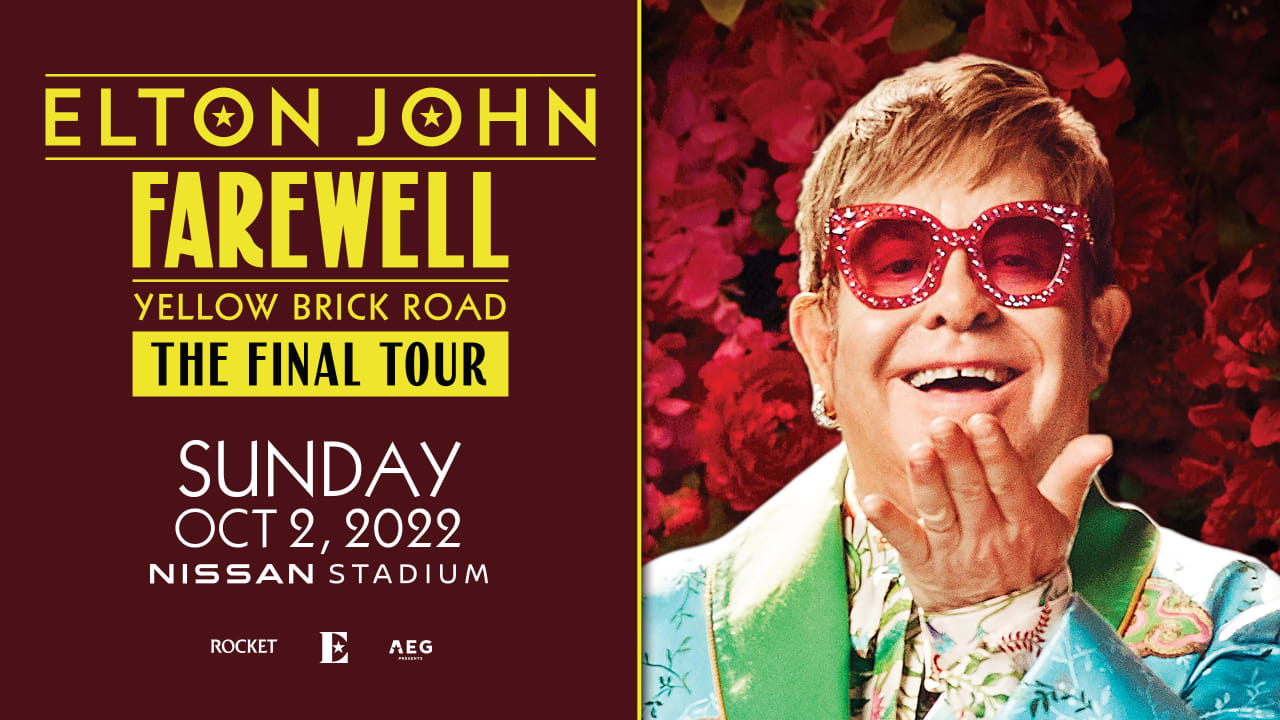 Elton John / Farewell Yellow Brick Road World Tour 2022 +