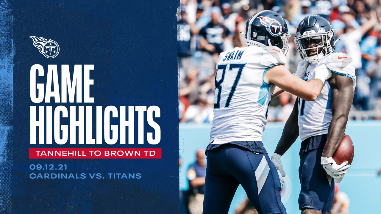 Tennessee Titans quarterback Ryan Tannehill explains what having Titans  wide receiver A.J. Brown back means for the Titans after their 'Thursday  Night Football' win