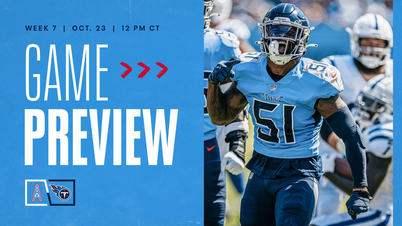 Game Preview: Titans Return from Bye, Host Colts at Nissan Stadium