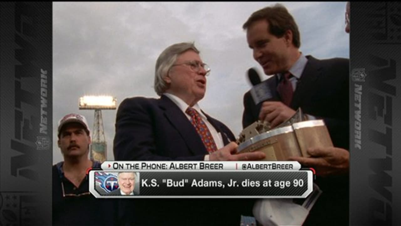 Tennessee Titans owner K.S. Bud Adams dies at 90