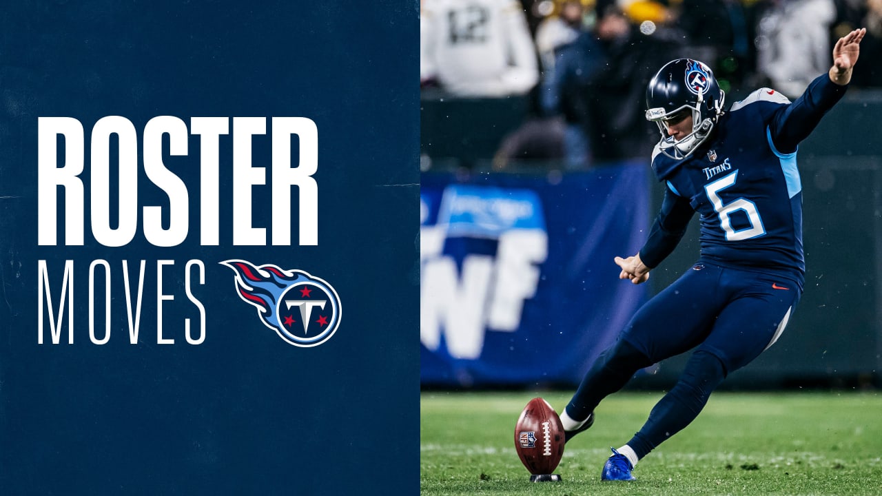 Titans Waive K Josh Lambo, Add Two to Practice Squad