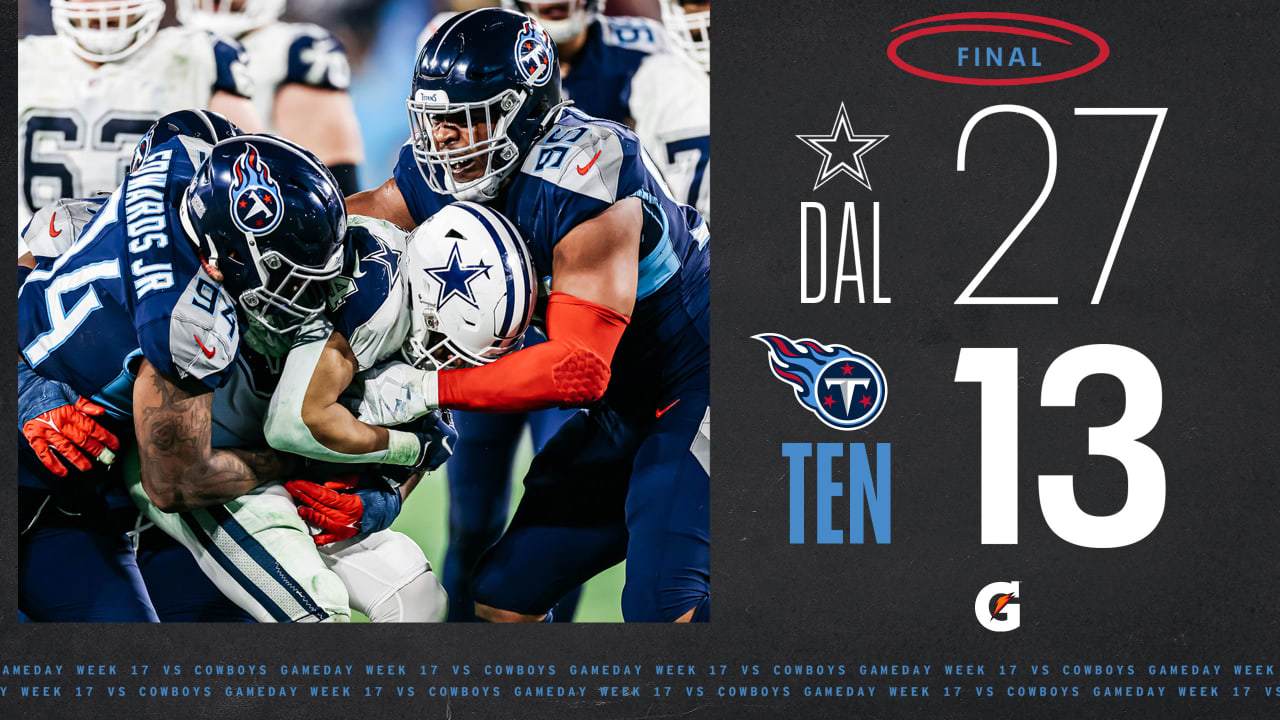 Dallas Cowboys vs. Tennessee Titans  2022 Week 17 Game Highlights 