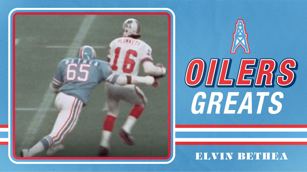 Elvin Bethea Houston Oilers 8X10 Photo LIMITED STOCK