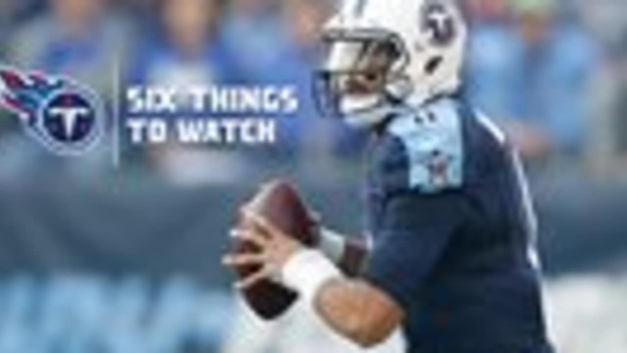 Six Things to Watch for the Titans in Sunday's Game vs the Colts