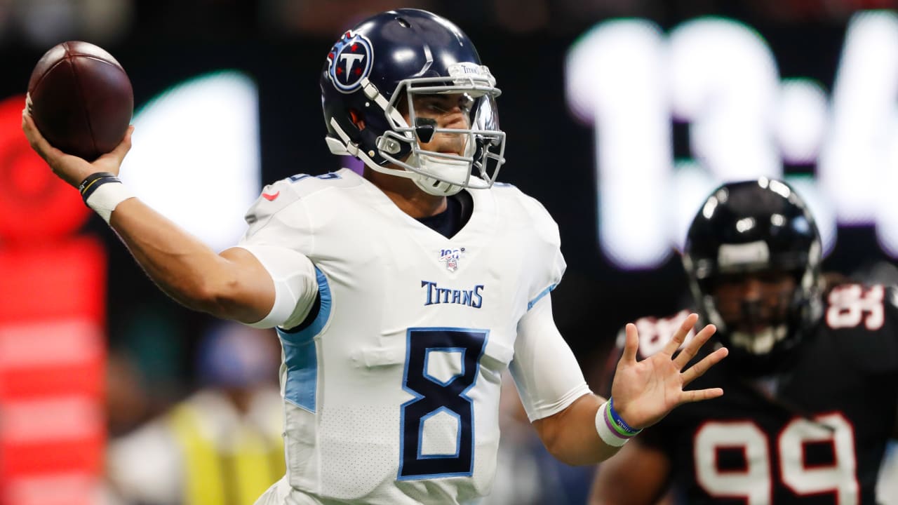 QB Marcus Mariota Shines as Titans Fly Past Falcons