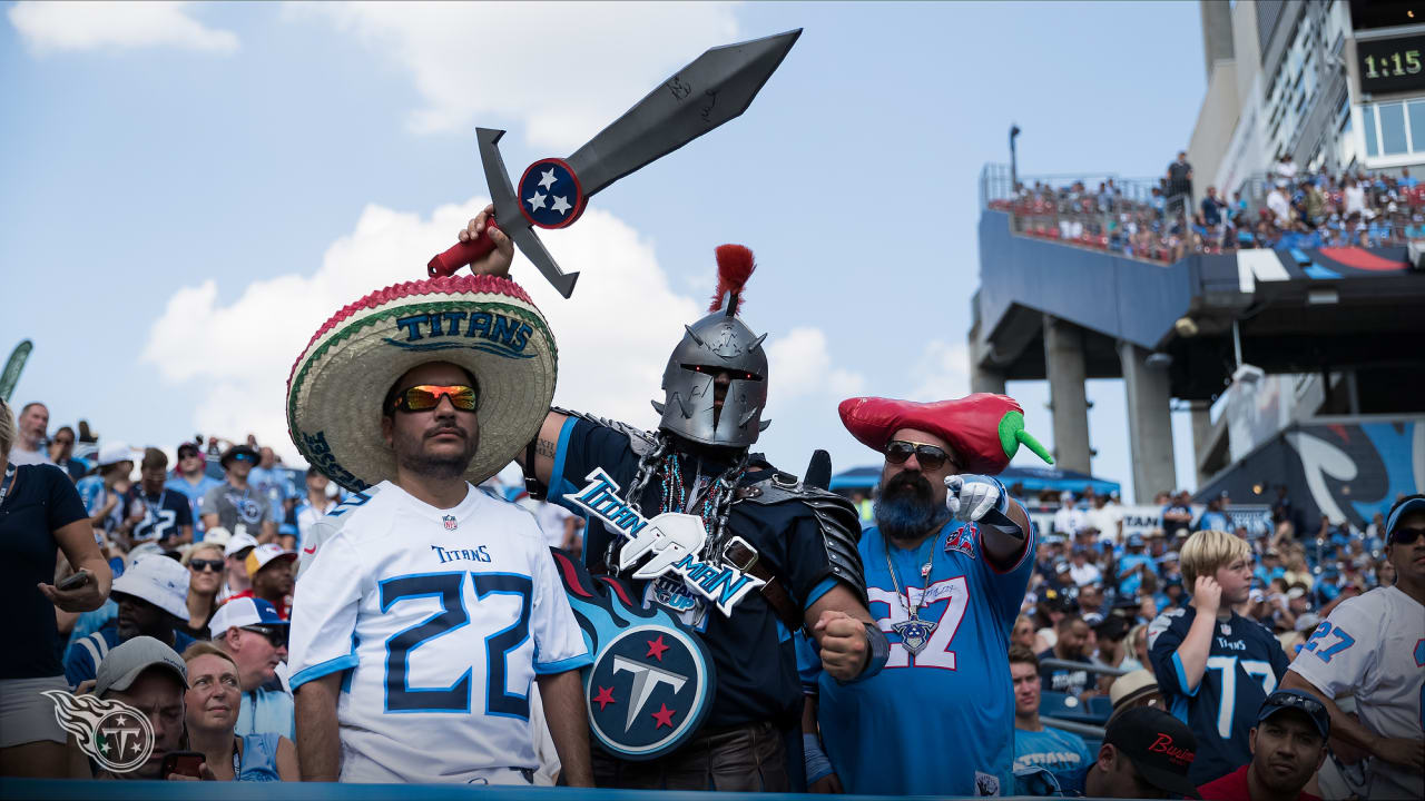 Titans Fans at Home Opener vs. Colts