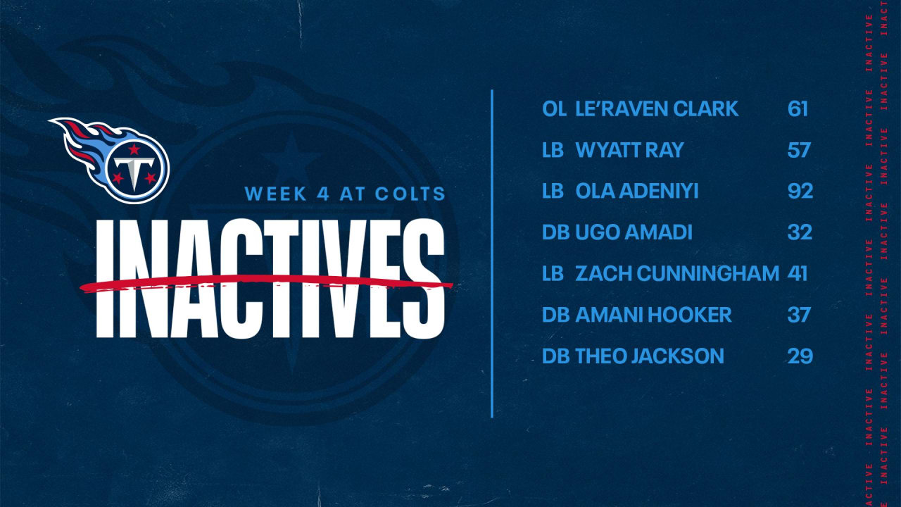 Matchups Week 4: Titans at Colts