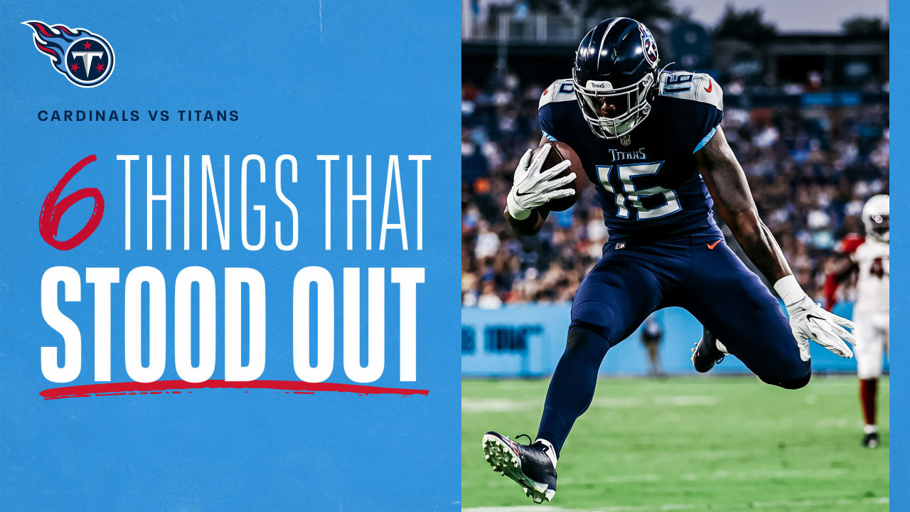 Six Things That Stood Out for the Titans in Saturday Night's Preseason Win  Over the Cardinals