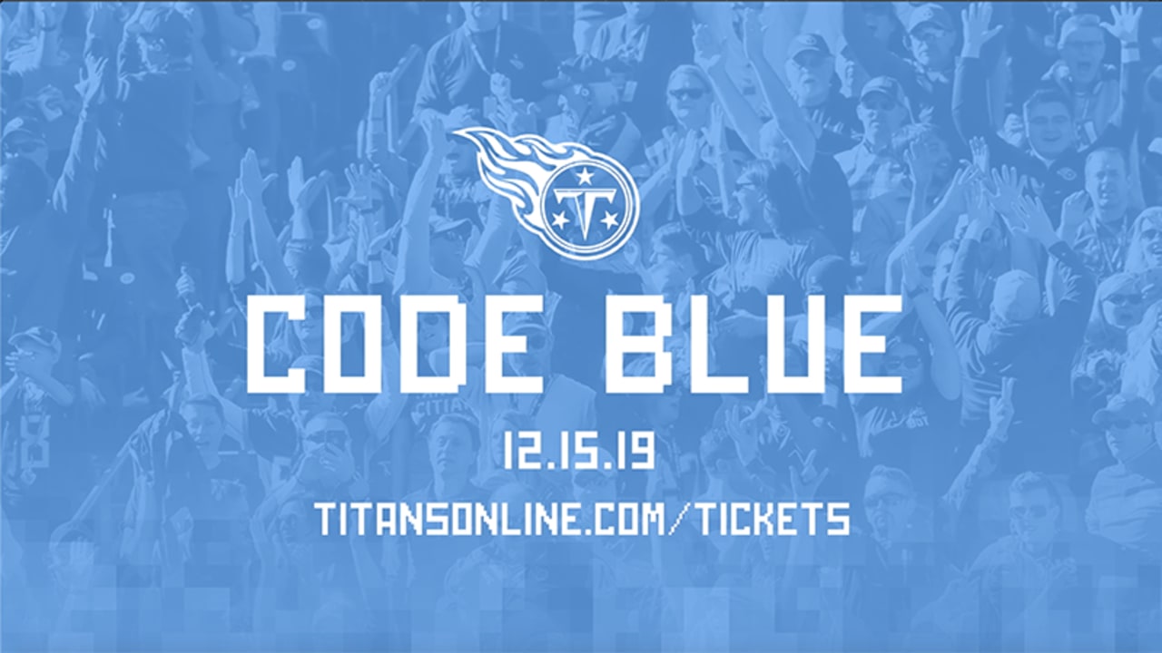 Code Blue  Week 15 Titans vs. Texans 