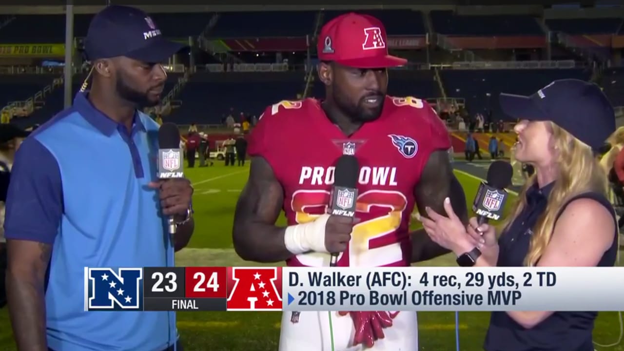 NFL on FOX - Tennessee Titans' Delanie Walker leads the AFC to a comeback  victory in the Pro Bowl thanks to two TD catches!