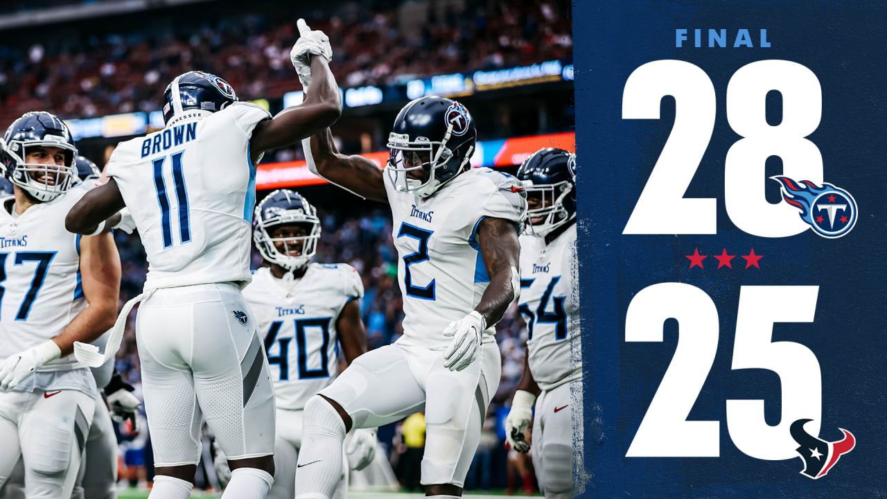 Titans clinch No. 1 seed, first-round bye with win over Texans