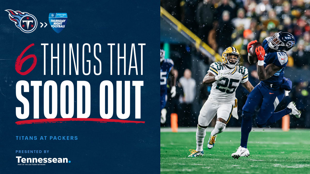 Six Things That Stood Out for the Titans in Thursday's Win Over the Packers