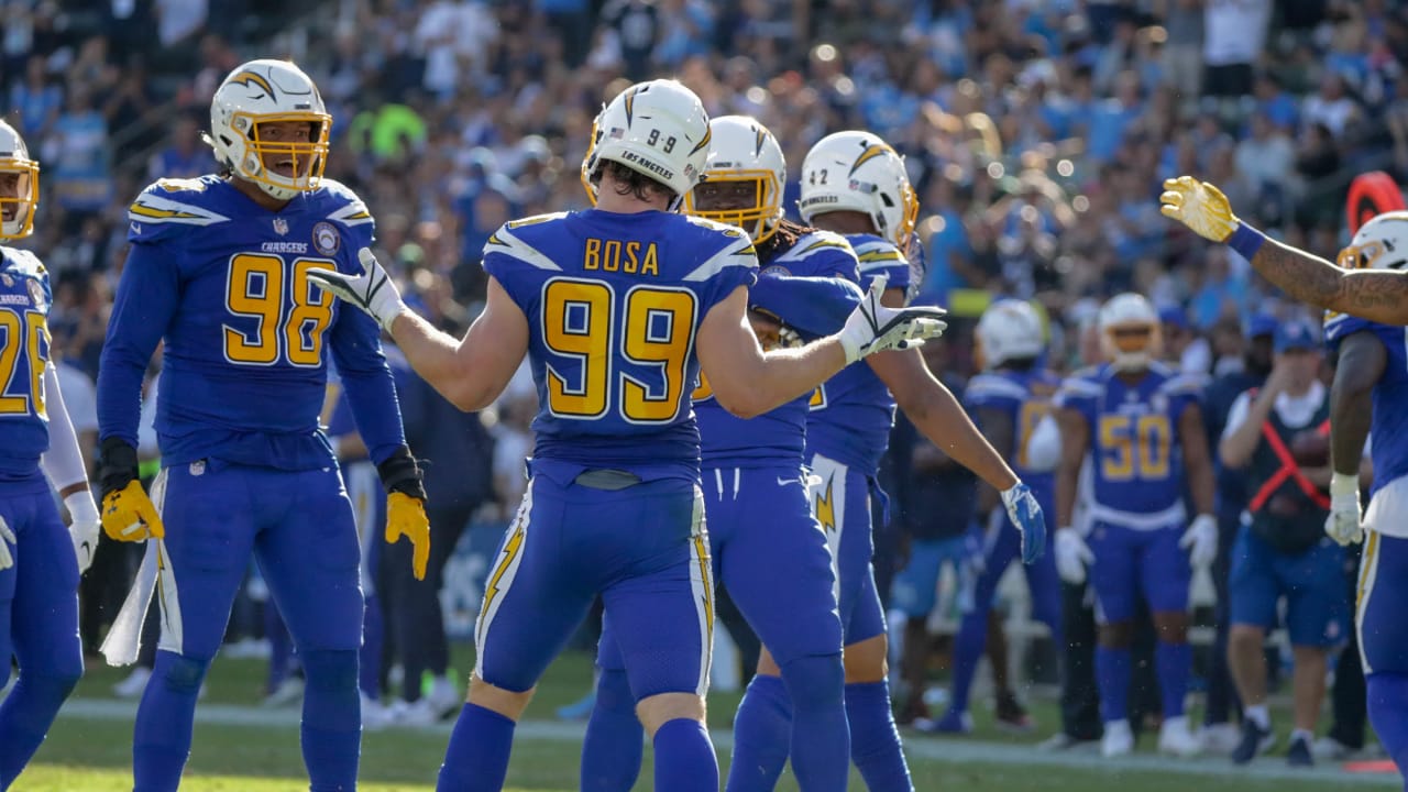 Los Angeles Chargers defensive end Joey Bosa (99) during an NFL