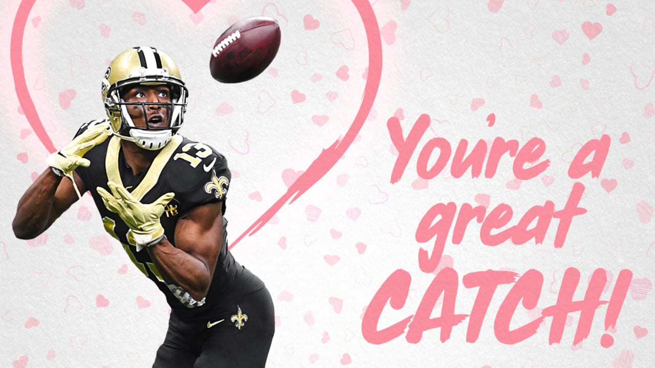 Happy Valentine’s Day from your New Orleans Saints