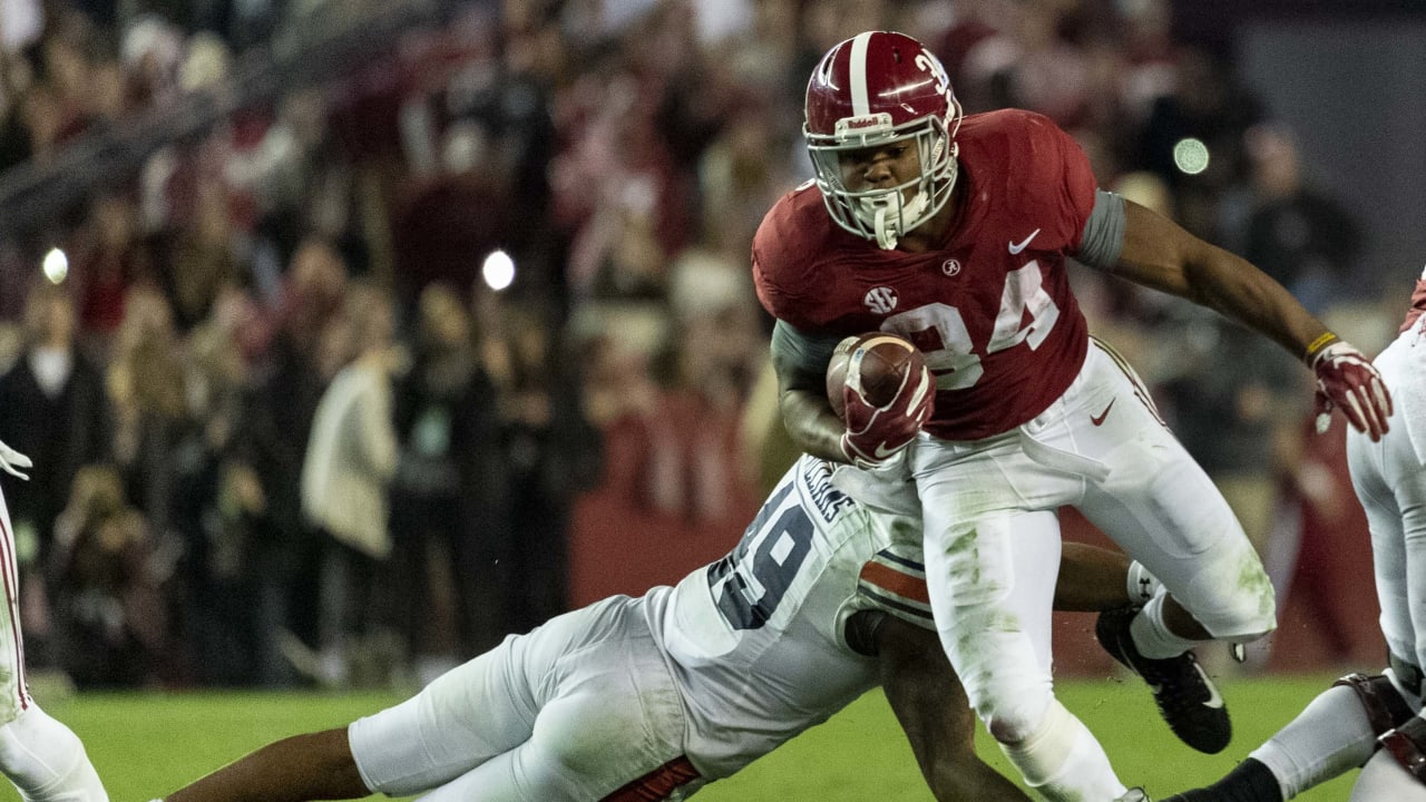 College Highlights Damien Harris Rb Alabama