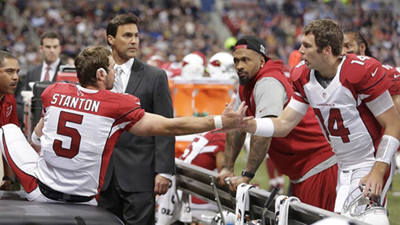 Drew Stanton loves throwing to Larry Fitzgerald