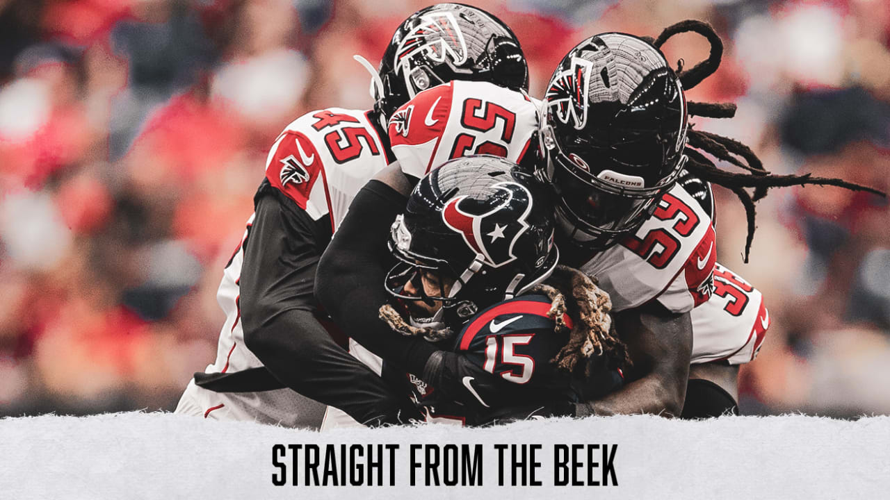 Questions about Falcons' playoff chances, Deion Jones, De'Vondre Campbell