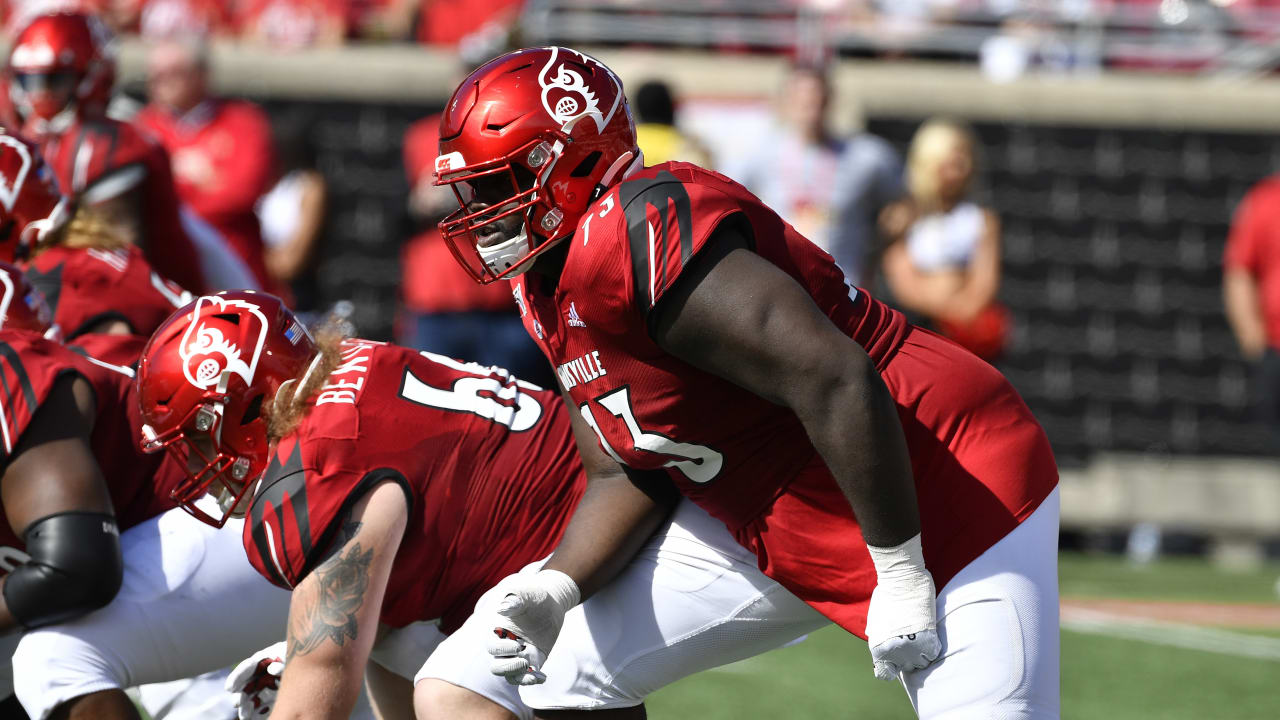 Louisville lineman Mekhi Becton shows off athleticism at NFL combine