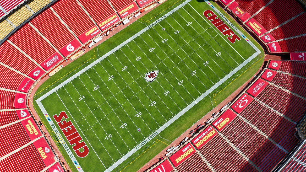 Overhead view Kansas City Chiefs Arrowhead Stadium Photograph by