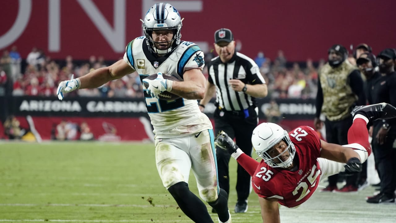 Carolina Panthers quarterback Bryce Young lays wicked juke on Detroit Lions  linebacker James Houston, turning would-be sack into gain