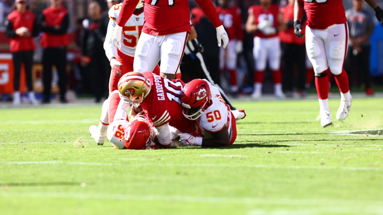 SACK: Willie Gay Get to Jimmy Garoppolo, puts 49ers in Third-and-19