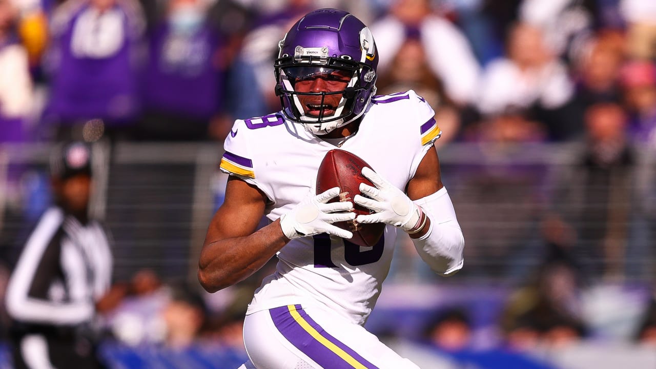 Vikings' Justin Jefferson Snubs Adam Thielen's 1-Handed TD Grab