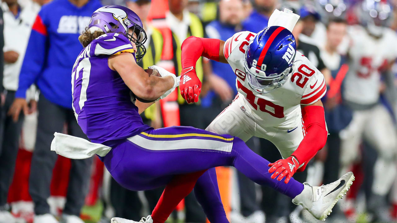 T.J. Hockenson puts on epic performance in Vikings loss to Giants