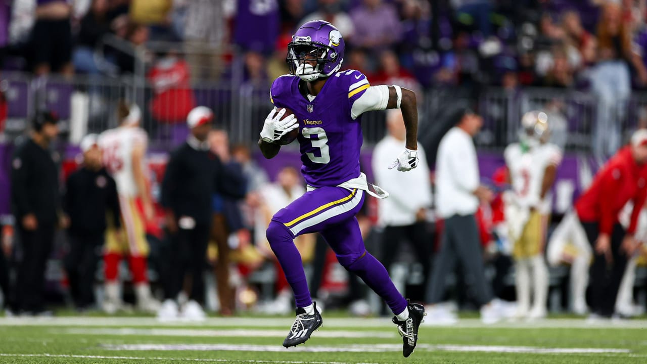 Jordan Addison Turns 2nd Chance Into 2nd TD in Vikings Win Over 49ers