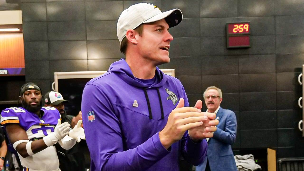 Watch Kevin O'Connell's Locker Room Speech After the Minnesota Vikings Win  Over the Detroit Lions 