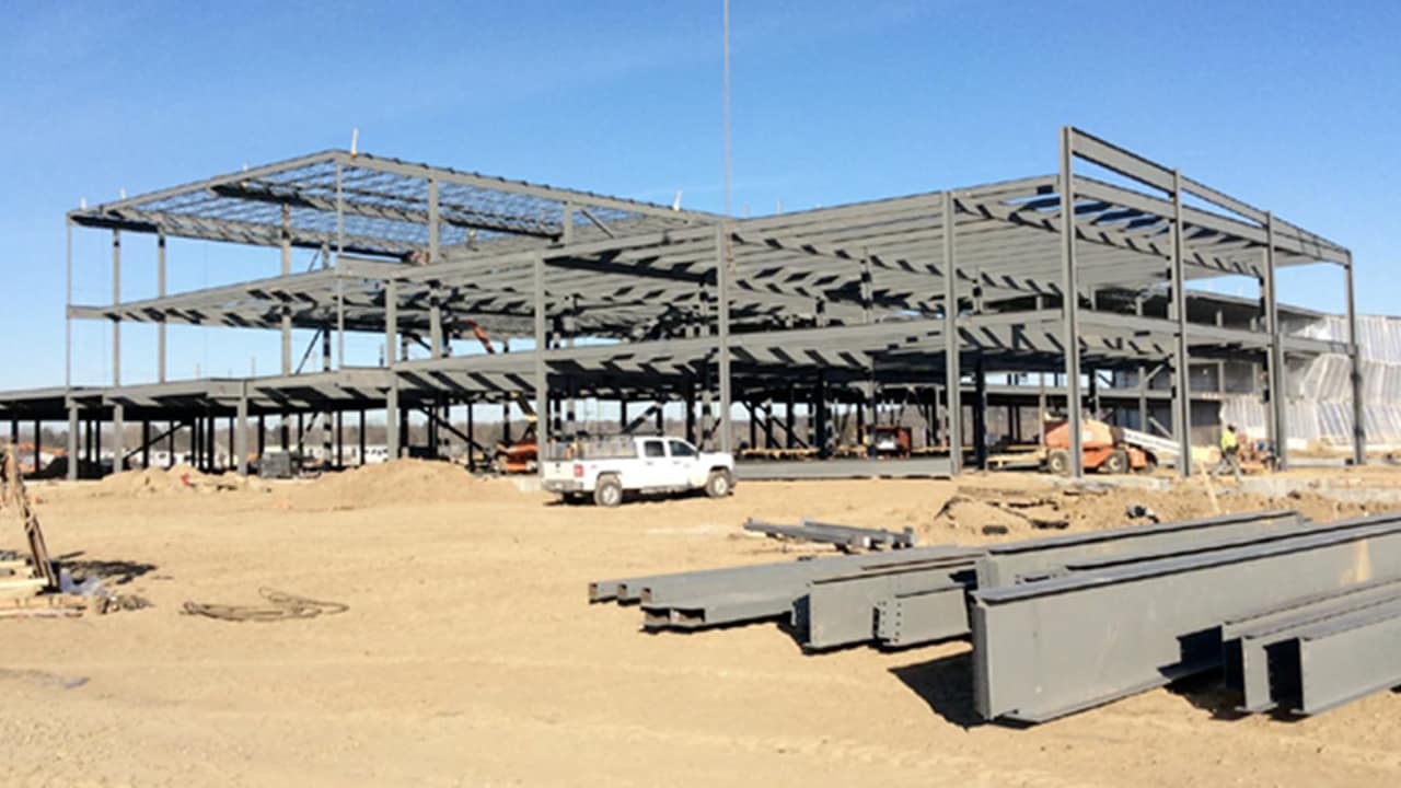 Twin Cities Performance Center Steelwork Reaches Milestone