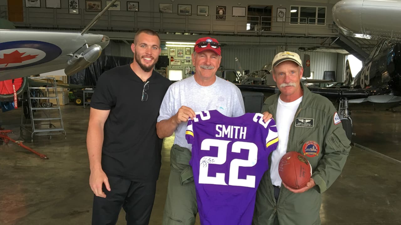 Vikings safety Harrison Smith takes flight on and off the field