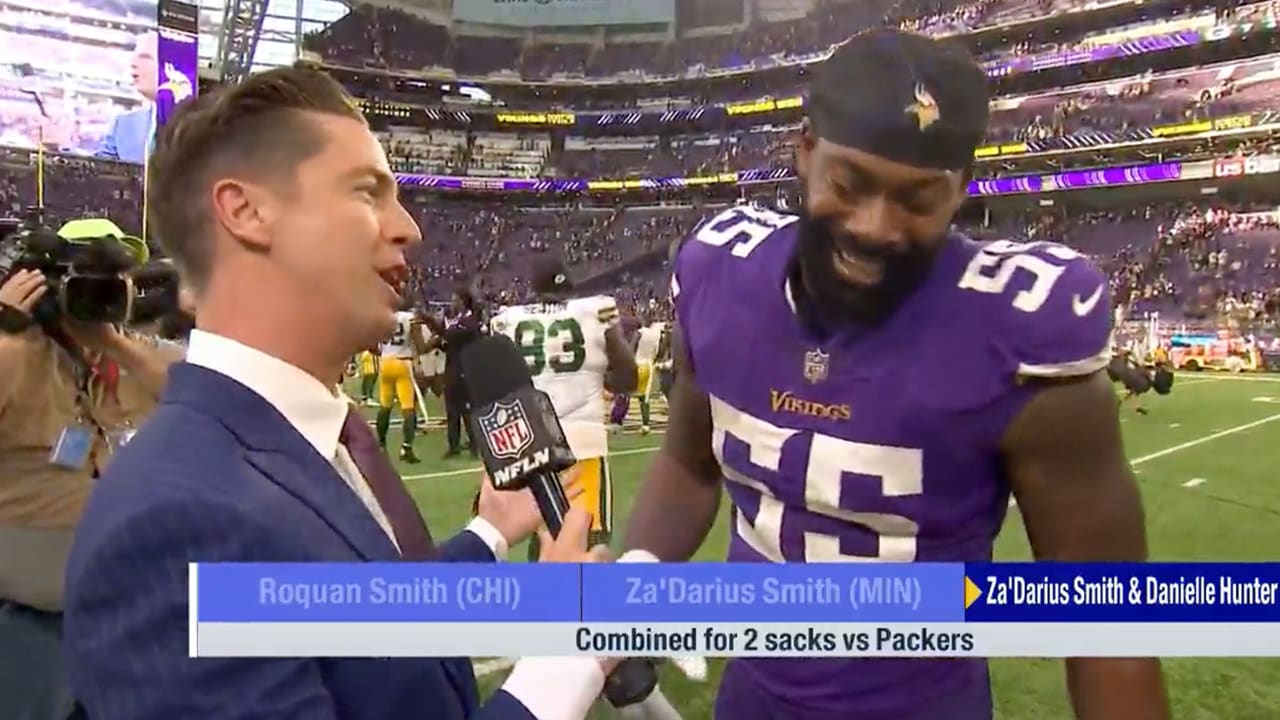 Vikings' Za'Darius Smith makes his case for NFL awards with sacks and a  smile