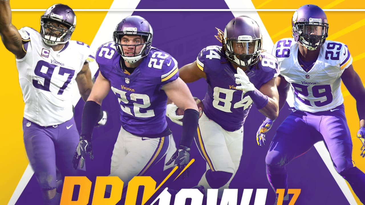 Four Vikings Selected To Pro Bowl