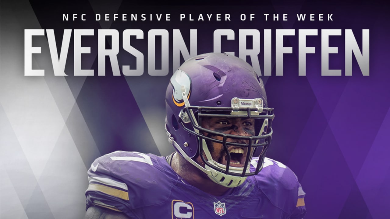 Vikings defensive end Everson Griffen is NFC defensive player of