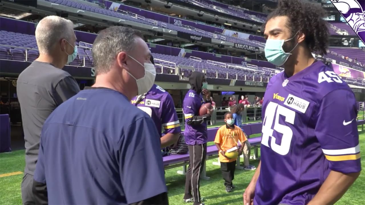 Let's Skol: Vikings fans tailgate outside U.S. Bank Stadium ahead