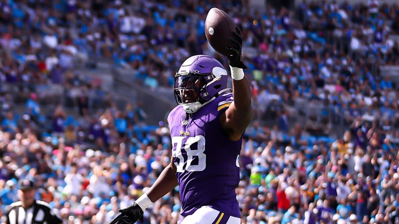 Minnesota Vikings linebacker D.J. Wonnum in action against the San