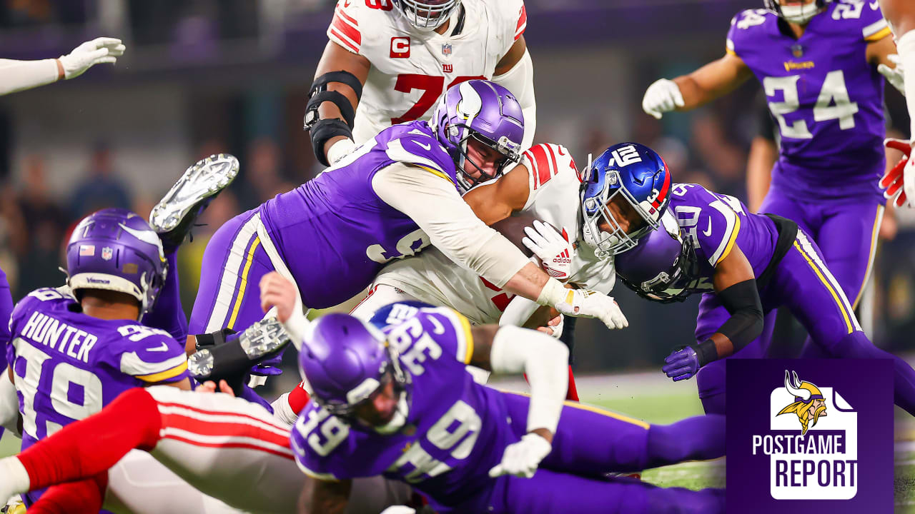 Giants bring Vikings' season to a close with 31-24 win in 1st