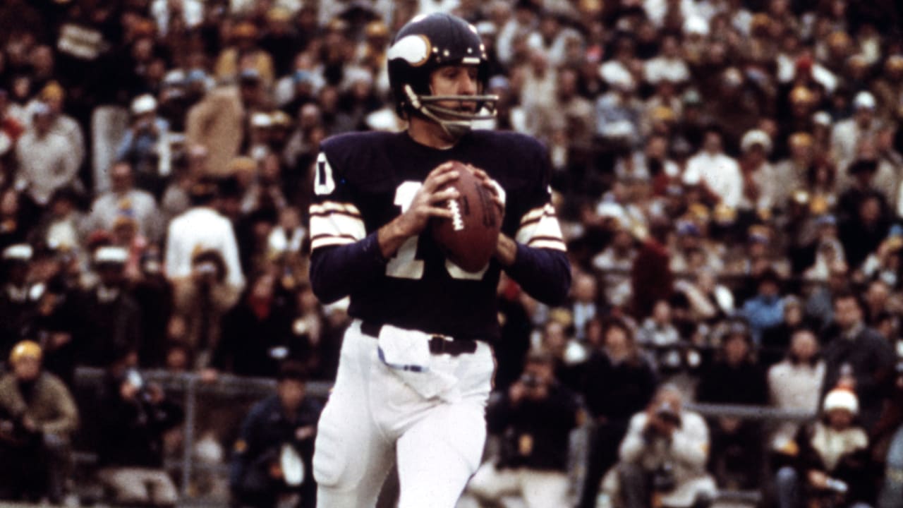 Minnesota Vikings QB Fran Tarkenton, Super Bowl IX