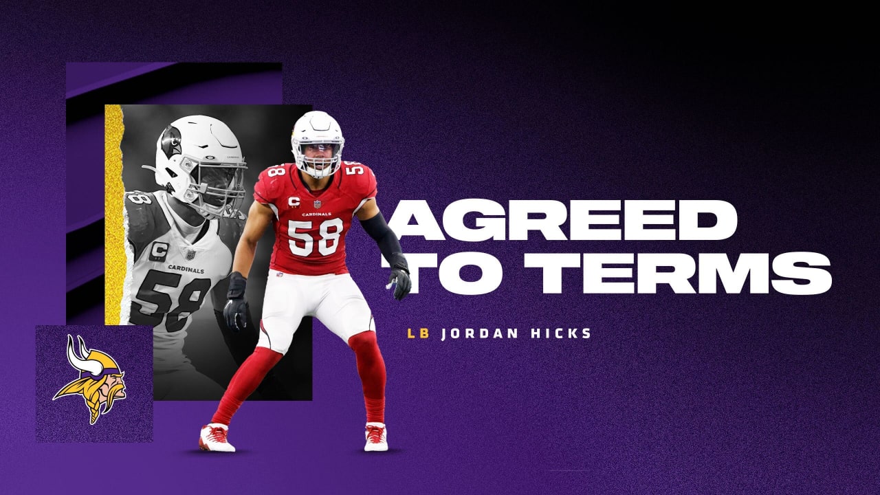 Vikings signing former Cardinals linebacker Jordan Hicks to two