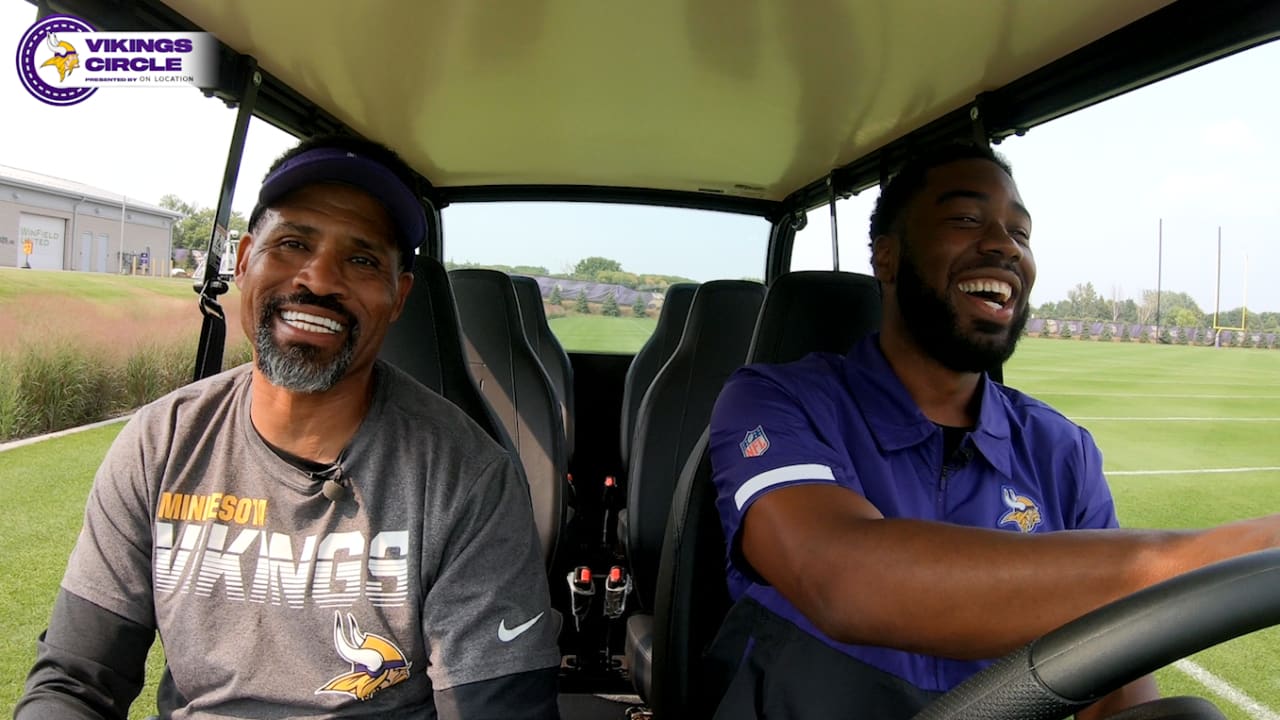 Vikings WRs coach Keenan McCardell talks about Thielen and Jefferson